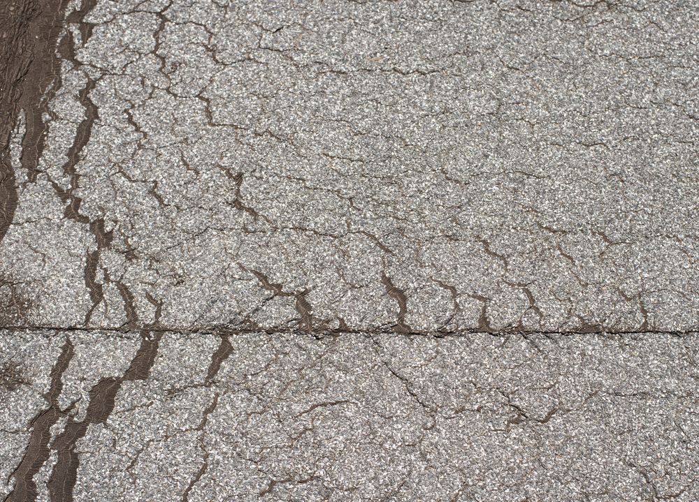 Losliggend dakleer op plat dak in Twello